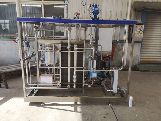 Υψηλής θερμοκρασίας αποστειρωτής UHT για εγκατάσταση-βασισμένη παραγωγή γάλακτος σόγιας την στο γάλα