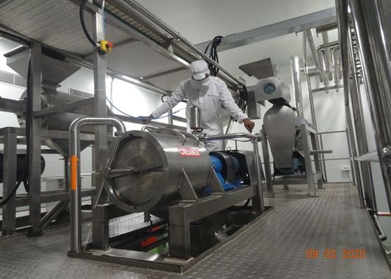 πολτοποιώντας ανοξείδωτο μηχανών SUS304 φρούτων χυμού ντοματών 5t/H 15t/H