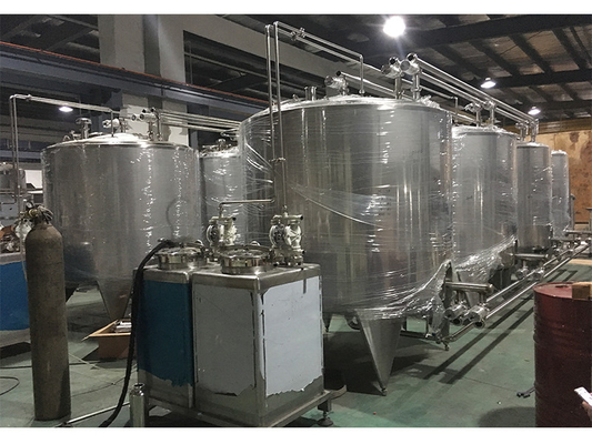 σύστημα SUS316 πλύσης αντλιών CIP 3000L 20T/H για τη γραμμή επεξεργασίας γάλακτος