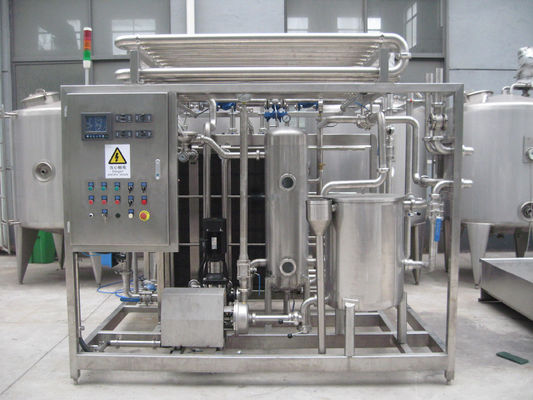 Μηχανή παστερίσματος 1000L με PLC για τη γραμμή επεξεργασίας γάλακτος / γιαουρτιού / χυμών φρούτων SUS304/316