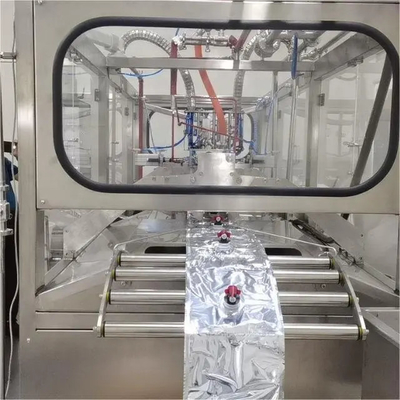 Πλήρως αυτόματο BIB Box In Bag Αλουμινίου Φόιλου Ασπτική Μηχανή Γεμίσματος Για Φρούτο