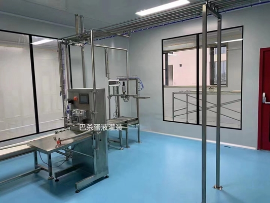 Προσαρμοσμένο πλήρες μηχάνημα επεξεργασίας υγρού αυγών με PLC
