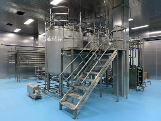 500-30000L / H εξατομικευμένη γραμμή επεξεργασίας αυγών ολοκληρωμένο εργοστάσιο παραγωγής αυγών αυγά υγρό μηχανή με PLC