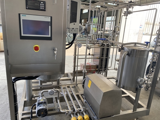 Sus304/316 Μηχανή παστερίσματος με PLC για τη γραμμή επεξεργασίας γάλακτος / γιαουρτιού / χυμών φρούτων