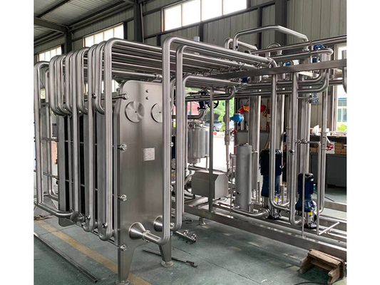 Προσαρμοσμένο 500-20000 L/H παστεριζόμενο για πορτοκαλί / μήλο / χυμό καρύδας επεξεργασία γραμμής