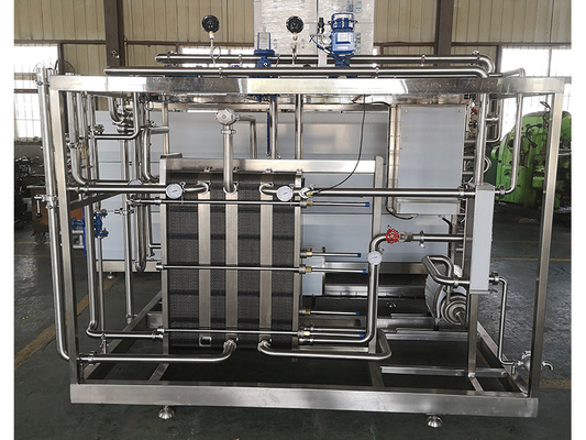 Εξαιρετική εξυπηρέτηση 500-20000L/H Μηχανή Αποστείρωσης Πλάτων Παστεροποίησης Για Εργοστάσιο Επεξεργασίας γάλακτος/γιαούρτι/τυρί
