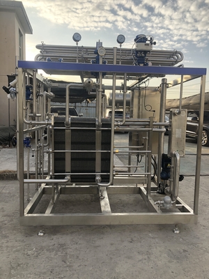 Μεγάλη χωρητικότητα 0,5-20L/H παστεριστήρα για τη γραμμή επεξεργασίας γάλακτος/φρούτων χυμό/σαλτού Πλήρως αυτόματη ή ημι-αυτόματη μηχανή παστεριποίησης με PLC