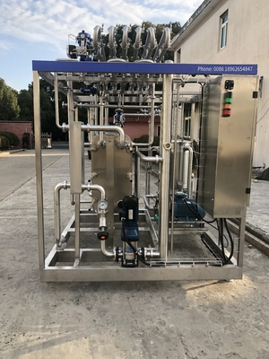 Προσαρμοσμένο 500-20000 L/H παστεριζόμενο για πορτοκαλί / μήλο / χυμό καρύδας επεξεργασία γραμμής