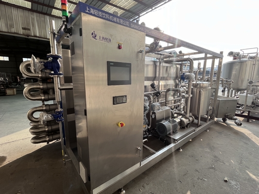 Εξοικονόμηση κόστους Uht Sterilizer γάλακτος Μηχανή αποστείρωσης υψηλής θερμοκρασίας για εργοστάσιο επεξεργασίας γαλακτοκομικών προϊόντων