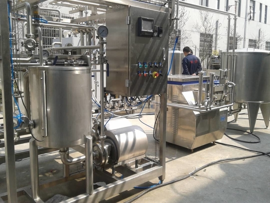 0.5-2T/H Παστεριωμένη γραμμή επεξεργασίας γάλακτος εξατομικευμένη μηχανή ανθεκτικό υλικό SUS304/316