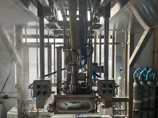 Διπλή κεφαλή προσαρμοσμένη 20-1000L BID σακούλα σε τύμπανο Αсепτική συσκευή πλήρωσης για χυμό / μαρμελάδα / πολτό τόνους Μηχανή πλήρωσης κουτί με PLC SUS304/316