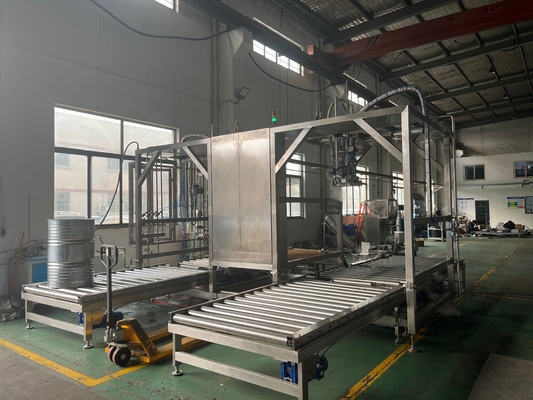 Προσαρμοσμένο SUS304/316 20-1000L BID Bag In Drum Αсепτική μηχανή πλήρωσης για χυμό / μαρμελάδα / πολτό