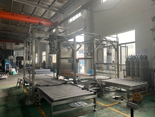 Προσαρμοσμένο SUS304/316 20-1000L BID Bag In Drum Αсепτική μηχανή πλήρωσης για χυμό / μαρμελάδα / πολτό