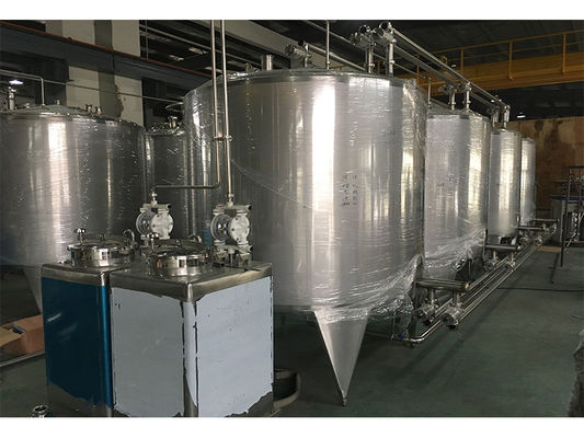 CIP 3000 Σύστημα πλύσης CIP ISO 9001 Πιστοποιημένη γραμμή επεξεργασίας τροφίμων και ποτών Αυτοματοποιημένο καθαρισμό για βιομηχανική παραγωγή